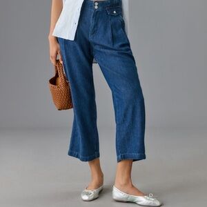 ANTHROPOLOGIE Pilcro High-rise Pleated Jeans. Sz 30